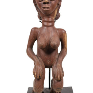 Female figure - Wood - Mbala- DR Congo