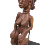 Female figure - Wood - Mbala- DR Congo