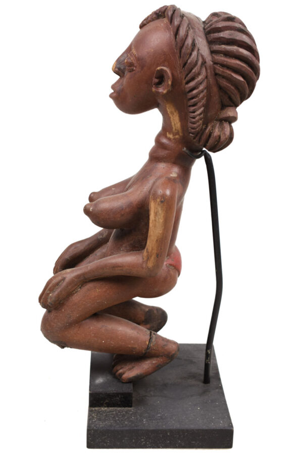 Female figure - Wood - Mbala- DR Congo