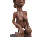 Female figure - Wood - Mbala- DR Congo