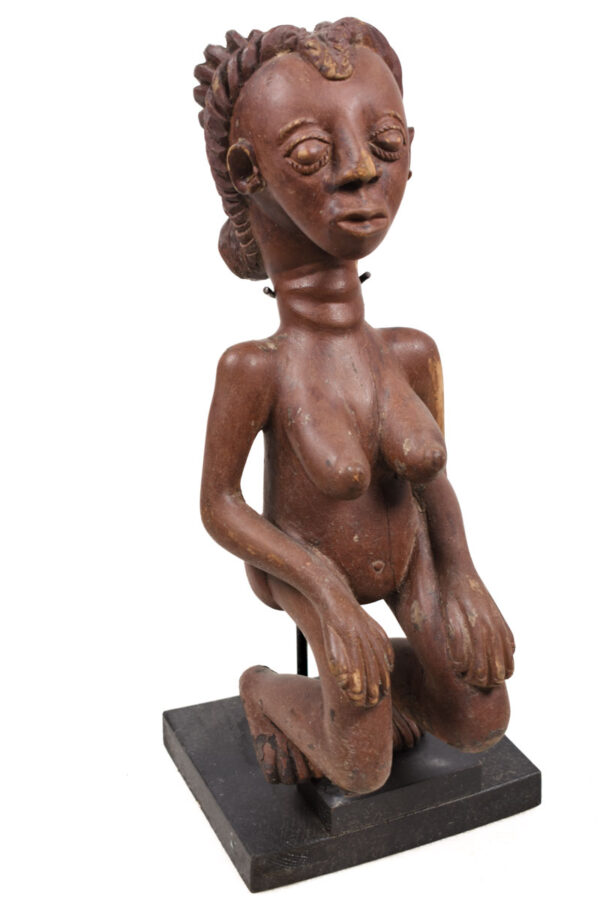 Female figure - Wood - Mbala- DR Congo