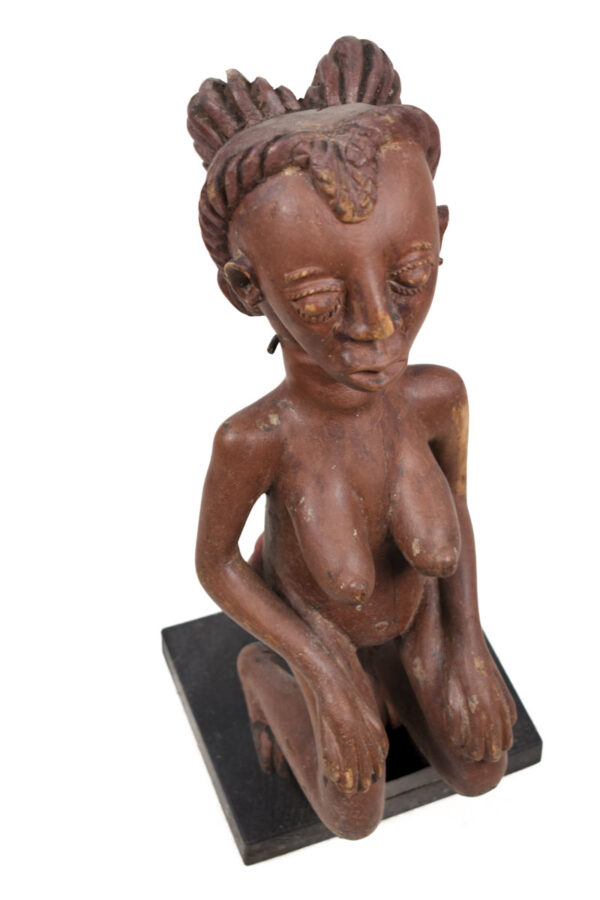 Female figure - Wood - Mbala- DR Congo