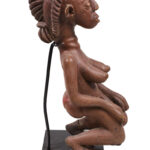 Female figure - Wood - Mbala- DR Congo