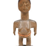 Venavi figure - Wood, Beads - Ewe - Togo
