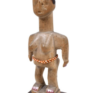 Venavi figure - Wood, Beads - Ewe - Togo