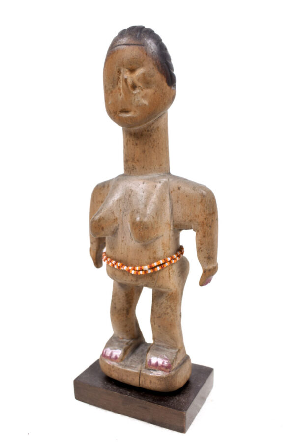 Venavi figure - Wood, Beads - Ewe - Togo
