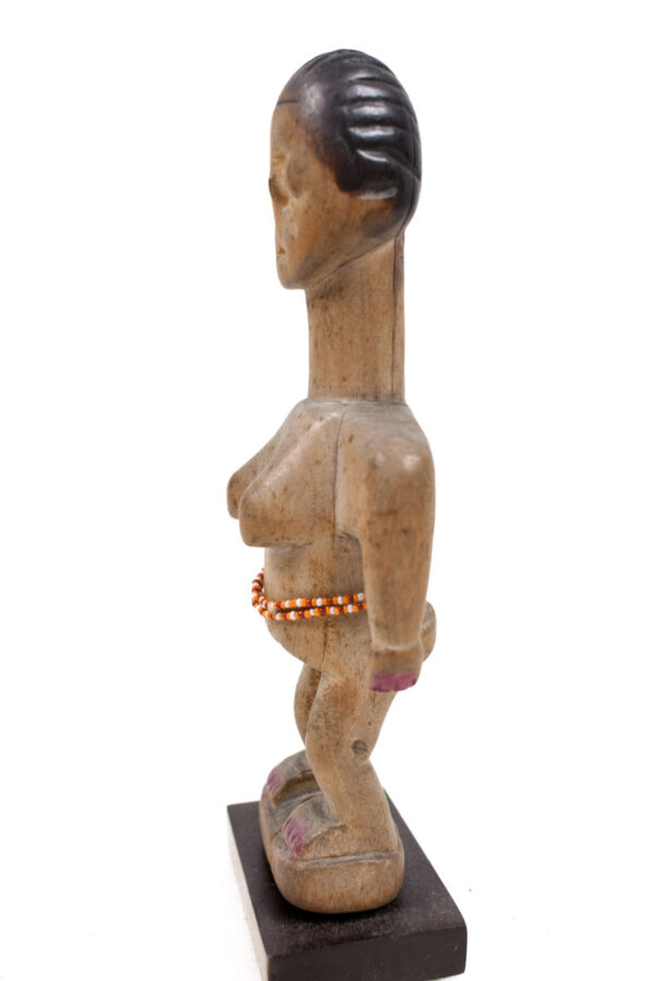 Venavi figure - Wood, Beads - Ewe - Togo