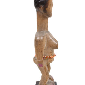 Venavi figure - Wood, Beads - Ewe - Togo