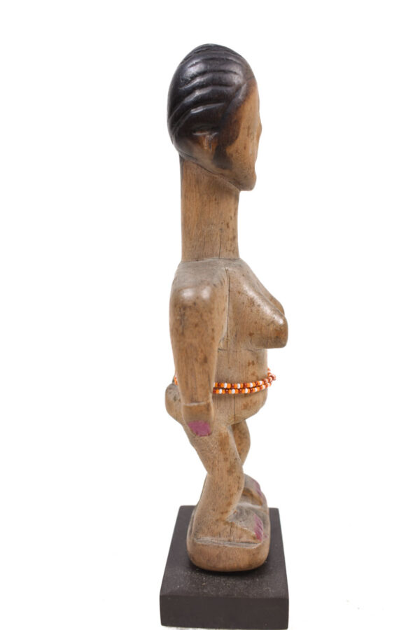 Venavi figure - Wood, Beads - Ewe - Togo