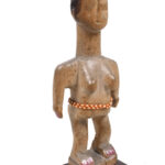 Venavi figure - Wood, Beads - Ewe - Togo