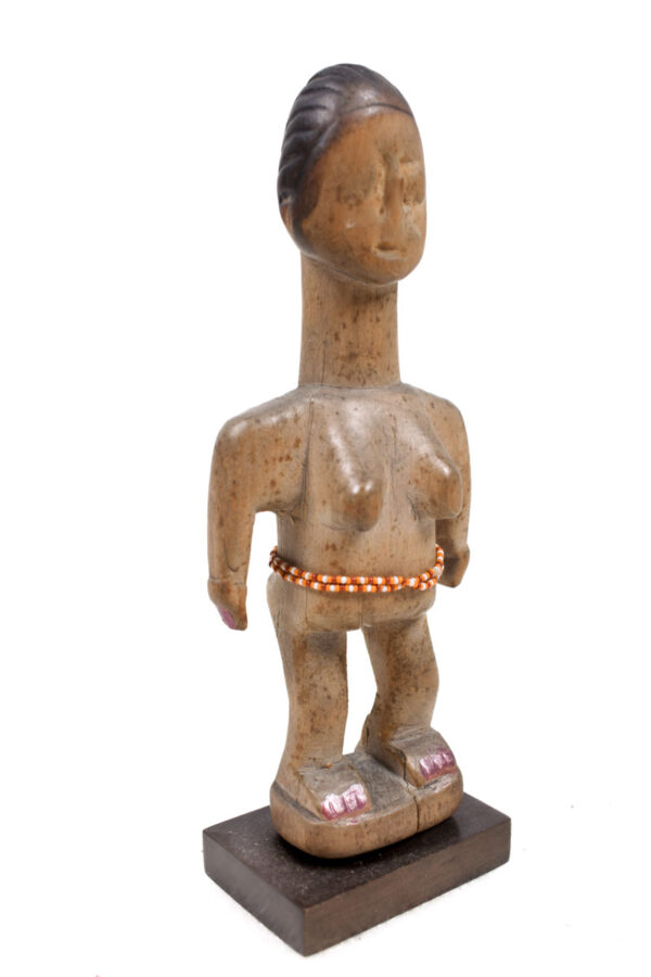 Venavi figure - Wood, Beads - Ewe - Togo