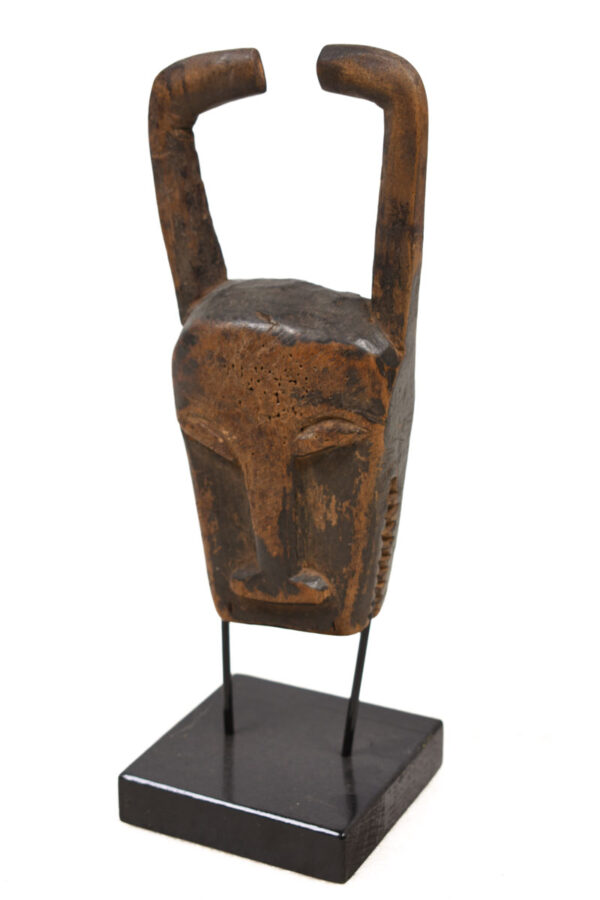 Buffalo mask - Wood - Baule - Ivory Coast