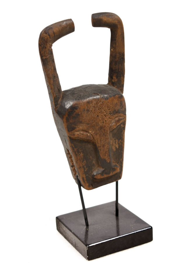 Buffalo mask - Wood - Baule - Ivory Coast