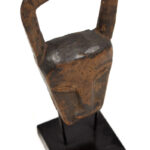 Buffalo mask - Wood - Baule - Ivory Coast