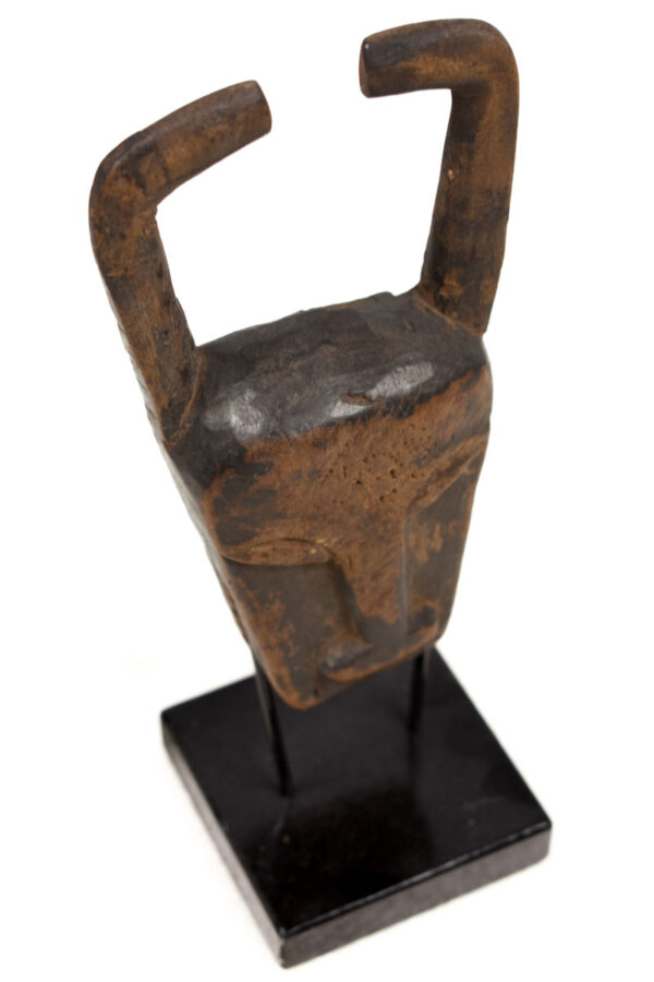 Buffalo mask - Wood - Baule - Ivory Coast