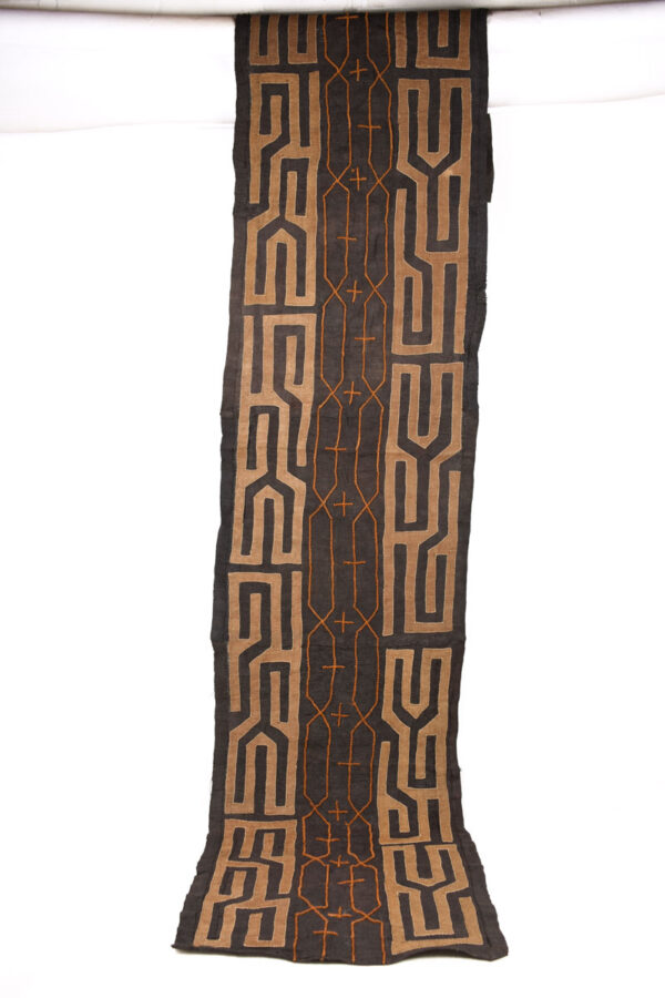 Textile - Cloth - Shoowa-Kuba - DR Congo 260 cm