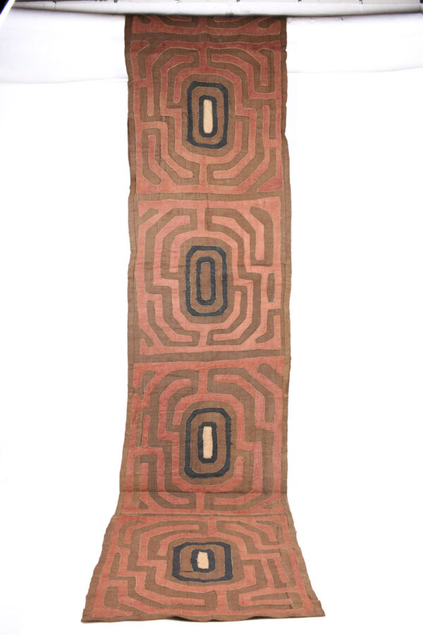 Textile - Cloth - Shoowa-Kuba - DR Congo 300 cm