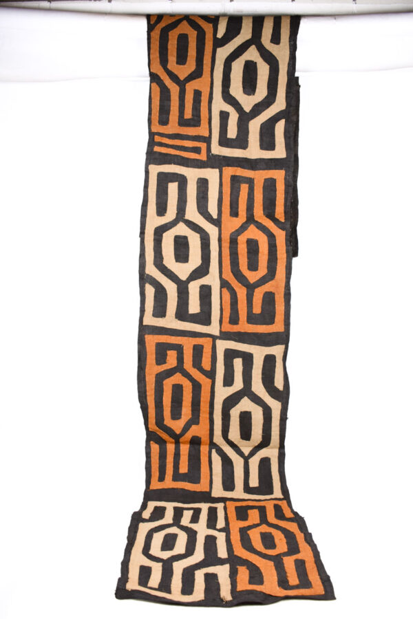 Textile - Cloth - Shoowa-Kuba - DR Congo 340 cm