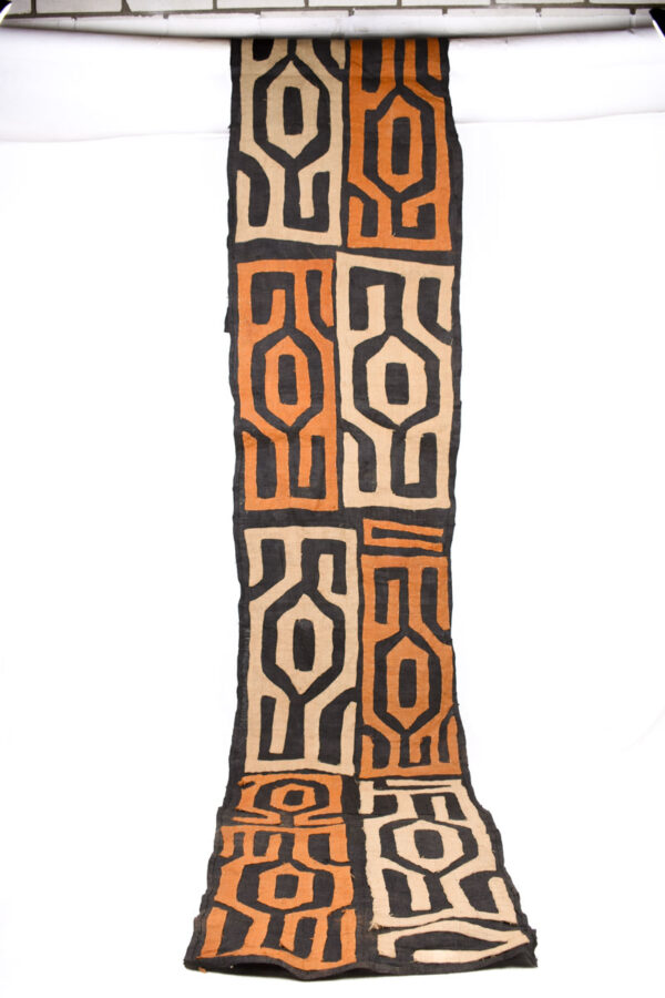 Textile - Cloth - Shoowa-Kuba - DR Congo 340 cm
