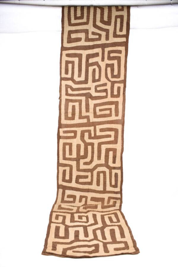 Textile - Cloth - Shoowa-Kuba - DR Congo 340 cm