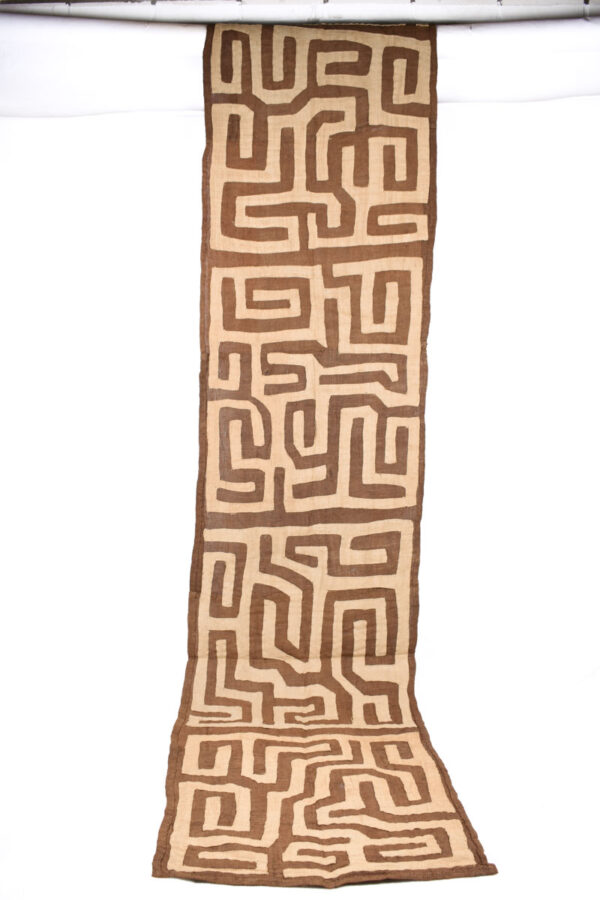 Textile - Cloth - Shoowa-Kuba - DR Congo 340 cm