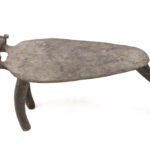 Stool - Bronze - Lobi - Burkina Faso