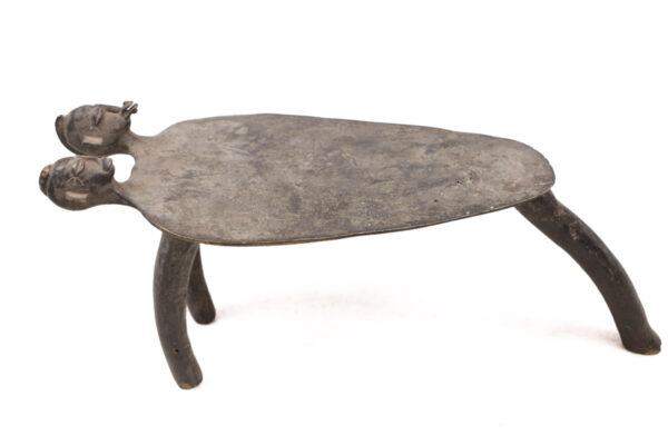 Stool - Bronze - Lobi - Burkina Faso