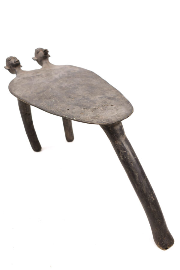 Stool - Bronze - Lobi - Burkina Faso