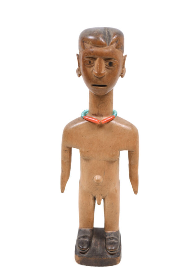 Venavi figure - Wood, Beads - Ewe - Togo