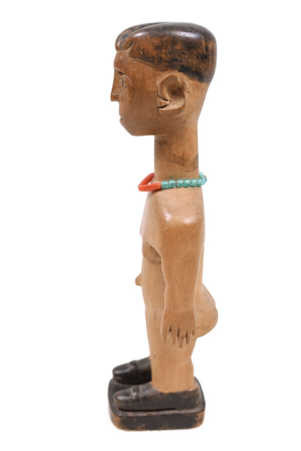 Venavi figure - Wood, Beads - Ewe - Togo