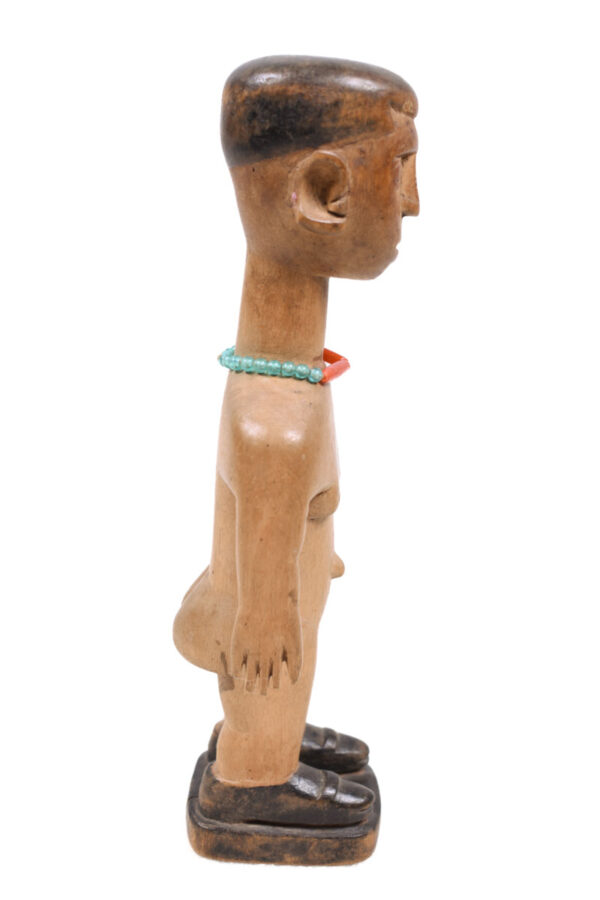 Venavi figure - Wood, Beads - Ewe - Togo