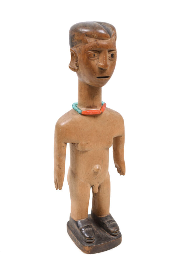 Venavi figure - Wood, Beads - Ewe - Togo