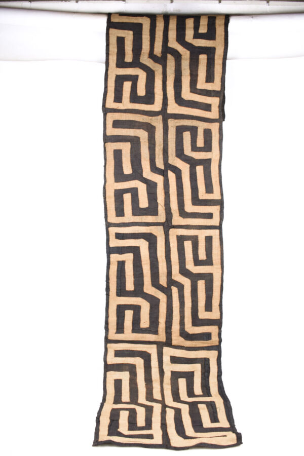 Textile - Cloth - Shoowa-Kuba - DR Congo 270 cm