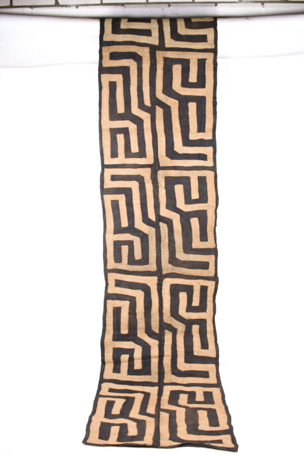 Textile - Cloth - Shoowa-Kuba - DR Congo 270 cm