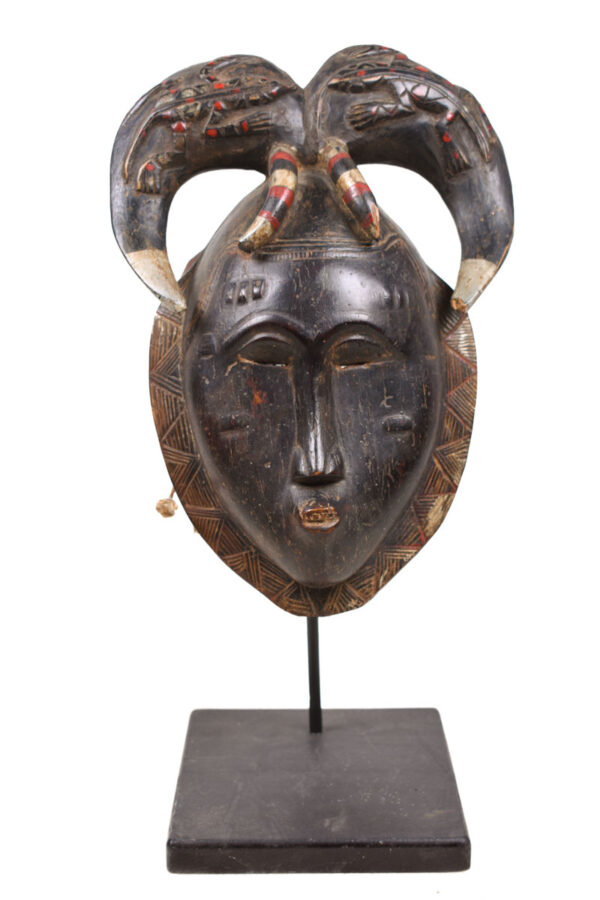 Dance mask - Wood - Yaure - Ivory Coast