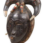 Dance mask - Wood - Yaure - Ivory Coast