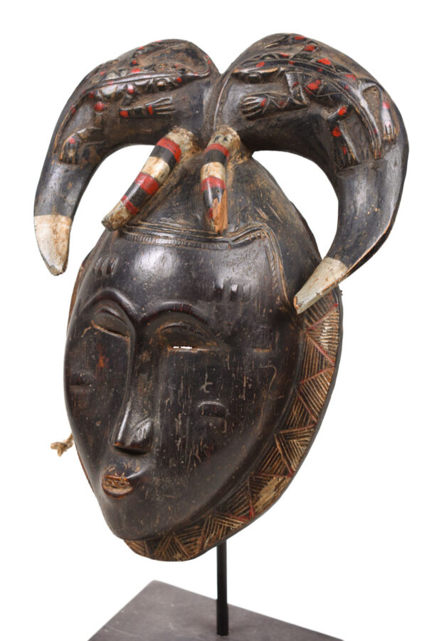 Dance mask - Wood - Yaure - Ivory Coast
