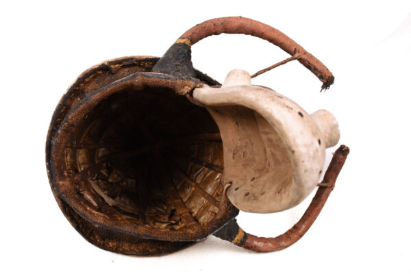 Initiation mask - Textile, Wood - Yaka - Congo