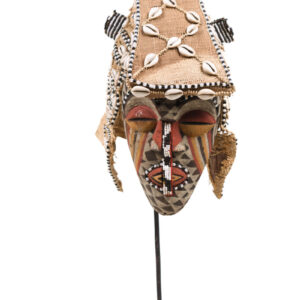 Mask - Beads, Cauris, Plant fibre, Wood - Ngaady A Waash Bushoong - Kuba - Congo (Copy)