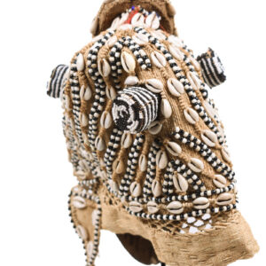 Mask - Beads, Cauris, Plant fibre, Wood - Ngaady A Waash Bushoong - Kuba - Congo (Copy)