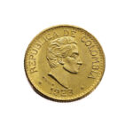 Colombia 5 Peso 1928 Simon Bolivar