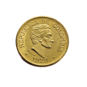 Colombia 5 Peso 1928 Simon Bolivar