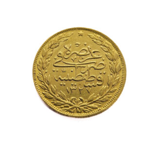 Ottoman Empire / Turkey 100 Kurus 1327/4 (1912) Mehmed V