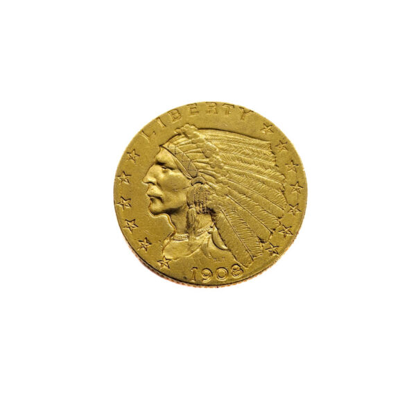 USA 2.5 Dollars 1908 Indian Head