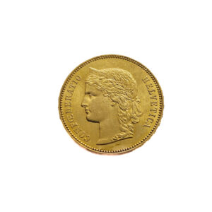Switzerland 20 Francs 1896 Helvetica