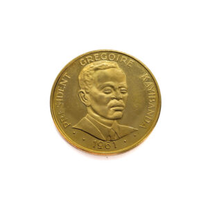 Rwanda 25 Francs 1965 President Gregoire Kayibanda