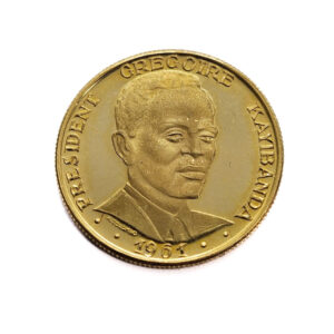 Rwanda 10 Francs 1965 President Gregoire Kayibanda