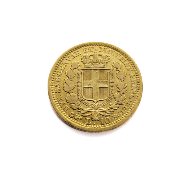 Italy 10 Lire 1833 P Carlo Alberto