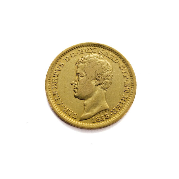 Italy 10 Lire 1833 P Carlo Alberto
