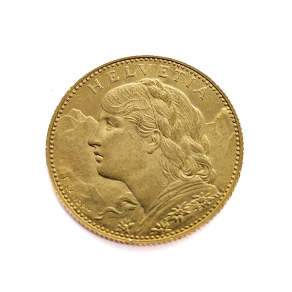Switzerland 10 Francs 1922 Helvetia